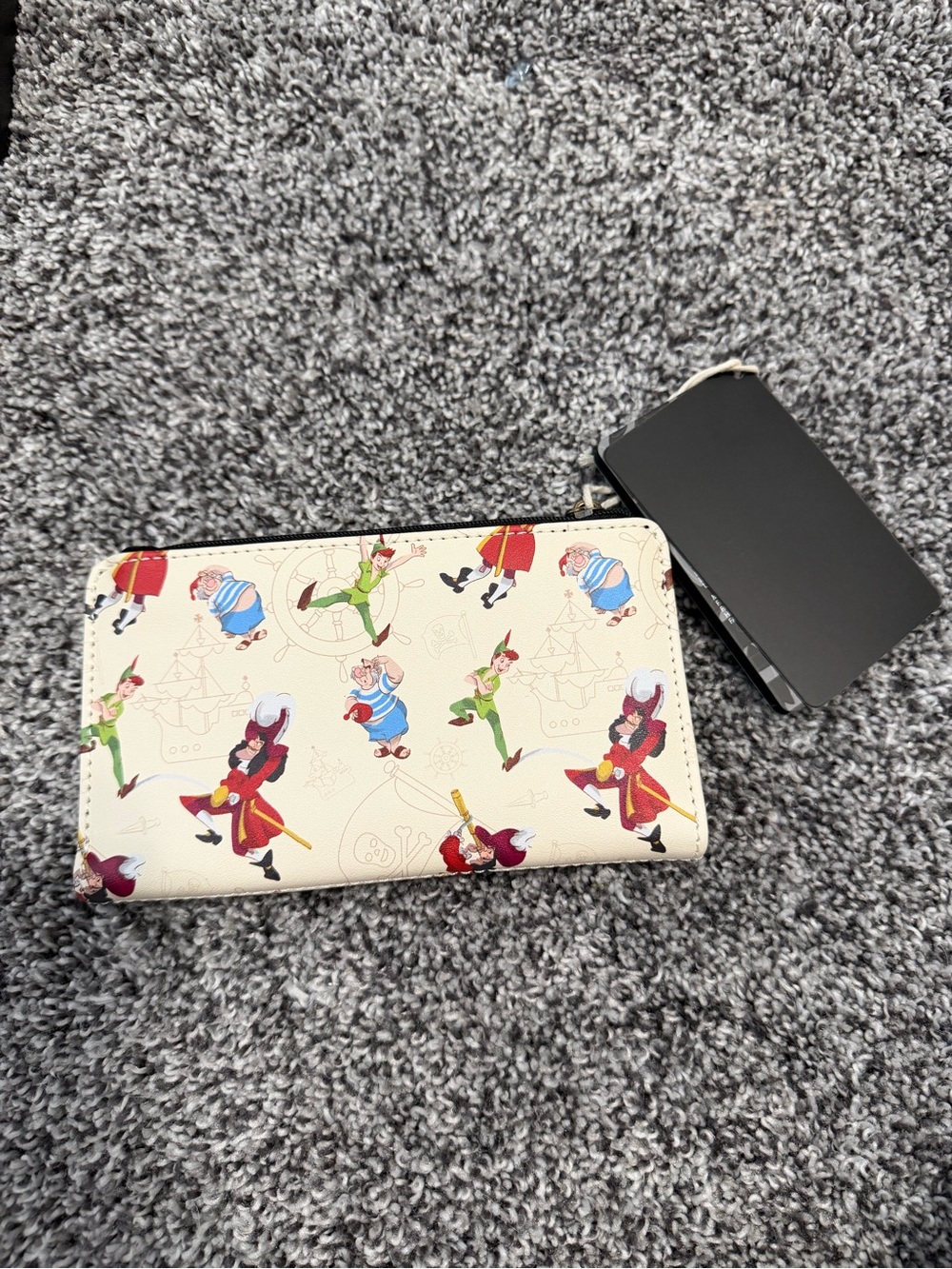 Peter Pan Exclusive Captain Hook Pirate Skull Flap Wallet